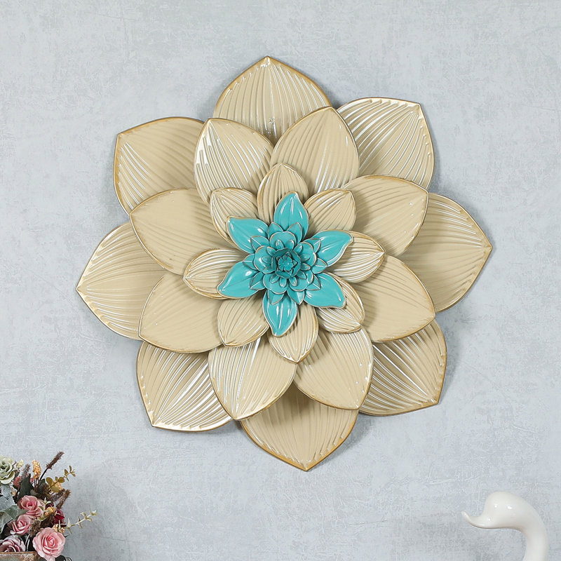 Bloomsbury Market Metal Flower Wall Décor & Reviews Wayfair